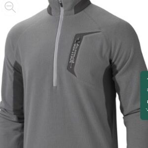 Marmot Half Quarter-Zip‎ Fleece Pullover Outdoor Performance Gray, Size Medium